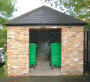 Artillery House bin enclosure