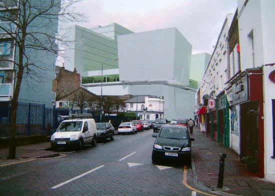 View along Anglesea Road