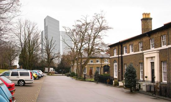 Development as seen from Connaught Mews